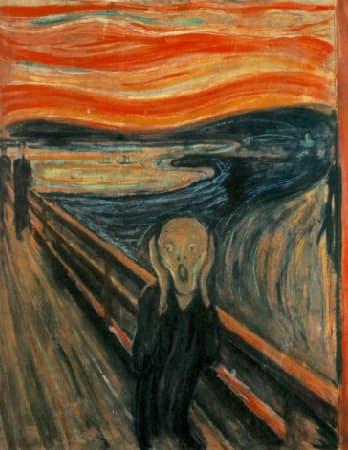 The Scream (Der Schei der Natur) by Edvard Munch