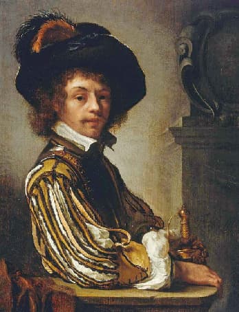 A Cavalier by Frans van Mieris
